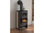 Victoria Kaminofen Taro F mit Backfach und 9,51 kW – Bild 2
