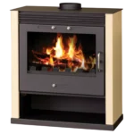 Victoria Kaminofen Rubin Creme mit 13 kW