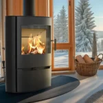 ILDNORD Ovaler Kaminofen RENVIK und 10 kW