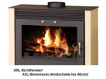 Victoria Kaminofen Rubin Creme mit 13 kW – Bild 2