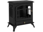 HOMCOM Ethanol Kamin Stahl 45L x 28B x 54H cm Schwarz