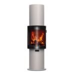 Kaminofen CERA Design faro (6,0 kW) - Champagner