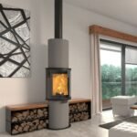 Kaminofen CERA Design faro (6,0 kW) - Champagner – Bild 2