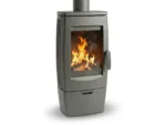 Plamen Gusskaminofen Gala Grau und 8 kW