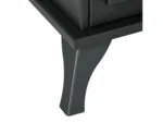 HOMCOM Ethanol Kamin Stahl 45L x 28B x 54H cm Schwarz