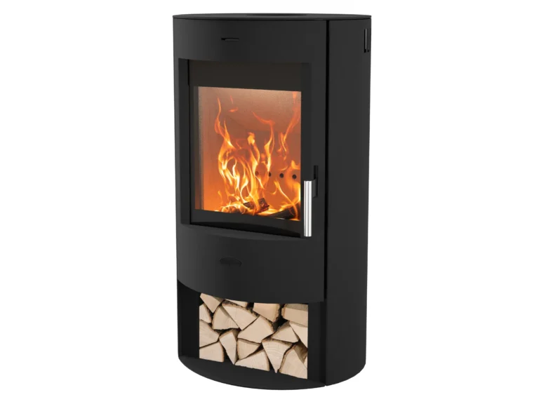 Fireplace Zaria Kaminofen Stahl Schwarz 6 kW