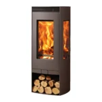 Panadero Alba EcoDesign Panor Kaminofen Stahl Schwarz 8 kW