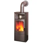 Hark Dauerbrand-Kaminofen Opera-B Meteorschwarz 7 kW mit Automatik EEK: A+