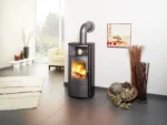 Hark Dauerbrand-Kaminofen Opera-B Meteorschwarz 7 kW mit Automatik EEK: A+ – Bild 5