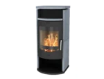 Fireplace Barcelona Kaminofen Speckstein Schwarz 8 kW – Bild 2