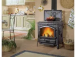 La Nordica Isotta Kaminofen Gusseisen Schwarz 11,9 kW