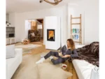 Haas+Sohn Dachstein Kaminofen Wärmespeicherbeton Weiß 7 kW