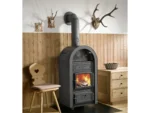 Wamsler Etna Kaminofen Gusseisen Schwarz 9 kW – Bild 2