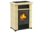 Wamsler Montafon Kaminofen Keramik Creme 7 kW