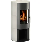 Wamsler Vitus Kaminofen Keramik Weiß 7 kW