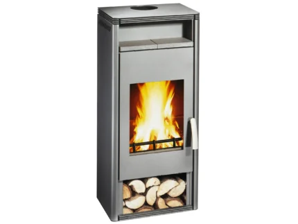 Wamsler KF 101- OF - W Kaminofen Stahl Grau 8 kW