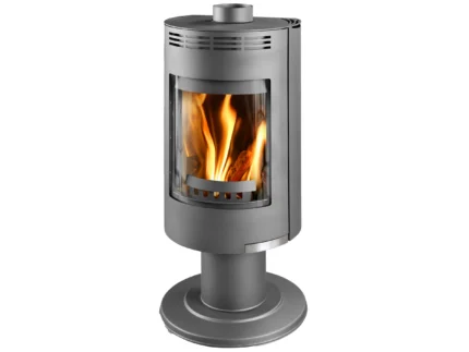 Thorma Andorra Kaminofen Stahl Grau 7,5 kW