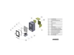 Panadero Andes Kaminofen Stahl Schwarz Metallic 7,5 kW