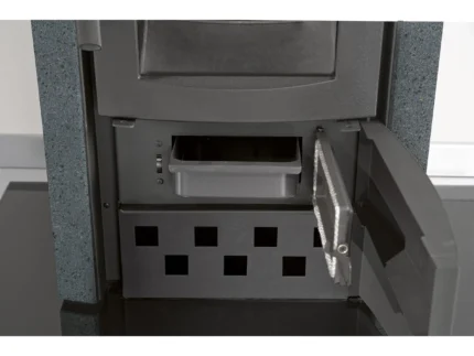 La Nordica Ester Kaminofen Naturstein Schwarz 8,2 kW mit Automatik