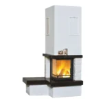 Hark Kaminofen Nebraska Bank Links Marmor Schwarz-Weiß 8 kW EEK: A+
