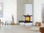 Hark Kaminofen Nebraska Bank Links Marmor Schwarz-Weiß 8 kW EEK: A+ – Bild 3