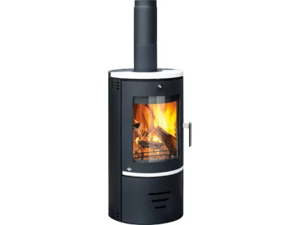 Accente Tifano Kaminofen Stahl Weiß 6,5 kW