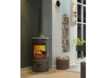 Accente Tifano Kaminofen Stahl Weiß 6,5 kW – Bild 4