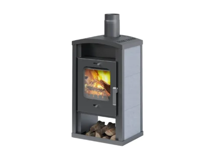 Accente Umea 4.0 GTS Kaminofen Granit Grau 6 kW