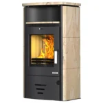 Accente Kaminofen Sandstein Sand & Stone 6 kW mit Automatik