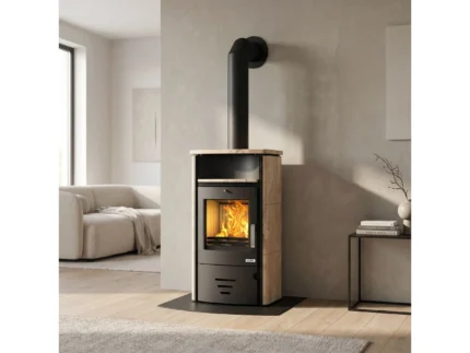 Accente Kaminofen Sandstein Sand & Stone 6 kW mit Automatik