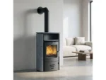 Accente Kaminofen Naturstein Granit Anthrazit 6 kW mit Automatik