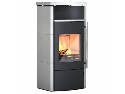Accente Kaminofen Sandstein Creamy White 6 kW mit Automatik