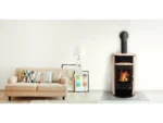 Accente Verona II Kaminofen 3.0 Sandstein Beige 7,5 kW – Bild 3