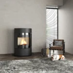 Accente Elbe Kaminofen Stahl Schwarz 8 kW