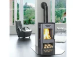 Wamsler Trion-H Kaminofen Stahl Grau 8 kW