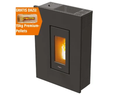 PEGASO Pelletofen Madison Stahl Anthrazit 5,3 kW mit Automatik