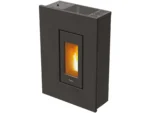 PEGASO Pelletofen Madison Stahl Anthrazit 5,3 kW mit Automatik