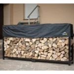 ShelterLogic Kaminholzregal mit Wetterschutz 239 cm x 36 cm
