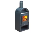 ACCENTE Kaminofen Magna 3.0 UNI-1963 3.0 Stahl Schwarz 7 kW