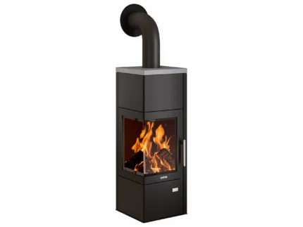 Justus Kaminofen Diego Wärme+ Schwarz 6 kW