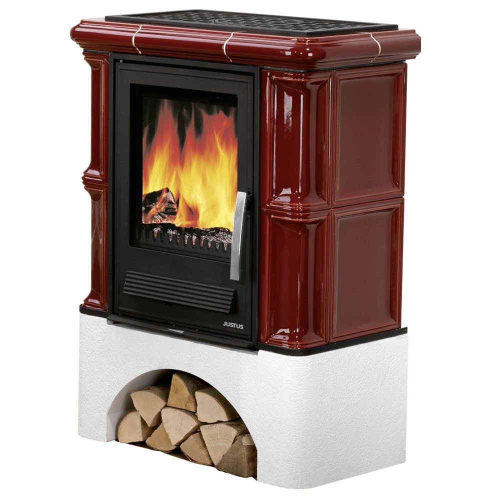 justus-bavaria-bordeaux-1000_1920x1920 Kaminofen JUSTUS Bavaria (7,0 kW) - Kachel Bordeaux