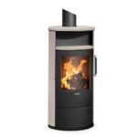 Kaminofen JUSTUS Island 5 2.0 (5,0 kW) - Speckstein (Korpus Gussgrau) – Bild 4