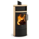 Kaminofen JUSTUS Island 5 2.0 (5,0 kW) - Speckstein (Korpus Gussgrau)