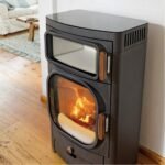 Kaminofen Austroflamm Heidi Back - Rauchrohrabgang hinten
