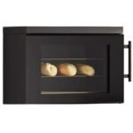 CERA Design BAKER ONE Kaminofen mit Backfach (7 kW) - Front- und Seiten-Verglasung (Schwenktür) - geschlossen, Einscheibensicherheitsglas, ohne – Bild 3