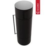 Kaminbausatz Kratki Ambler (7 kW) - Front-Verglasung (Schwenktür) - TERMOTEC Schwarz, ohne Türfeder, Schwarzer Stahl – Bild 5