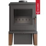 Kaminofen Kratki Koza K11 Drewno (6 kW) - Front-Verglasung (Schwenktür) - mit Türfeder (selbstschließend)