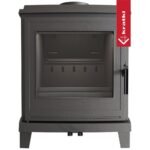 Kaminofen Kratki Koza K11 (6 kW) - Front-Verglasung (Schwenktür) - mit Türfeder (selbstschließend)