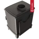 Kaminofen Kratki Koza K11 (6 kW) - Front-Verglasung (Schwenktür) - mit Türfeder (selbstschließend) – Bild 4