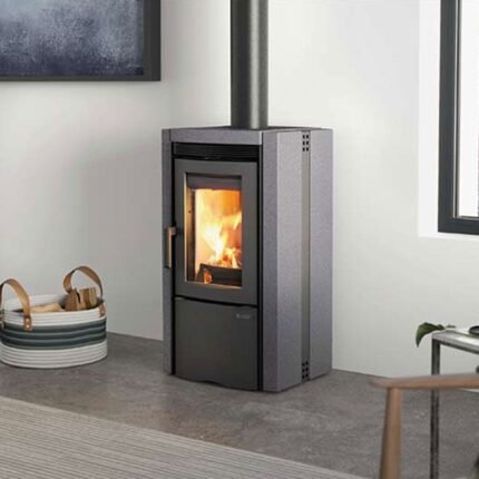 La Nordica Kaminofen Ester 5.0 mit Natursteinverkleidung (7,5 kW)
